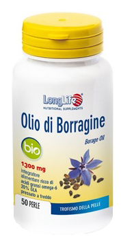 Image of LongLife Olio Di Borragine Bio Integratore Pelle 50 Perle