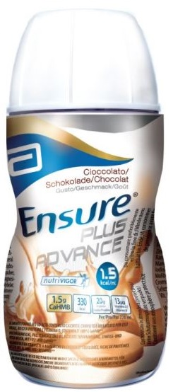 Image of Abbott Ensure Plus Advance Cioccolato Integratore Alimentare 4X220Ml