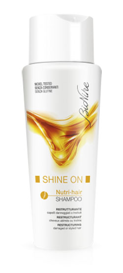 Image of Bionike Shine On Nutri Hair Shampoo Ristrutturante Capelli Colorati Trattati 200 ml