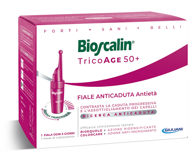 Image of Bioscalin TricoAge 45+ Fiale Anticaduta Antietà Donna 10 Fiale