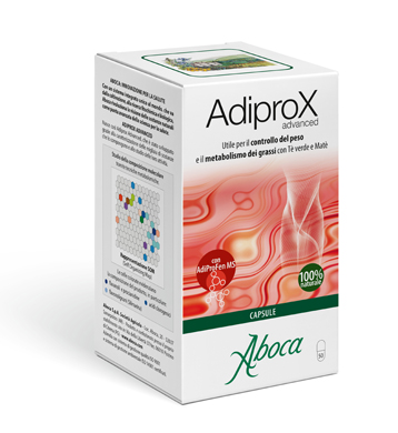 Image of Aboca Adiprox Advanced Integratore Metabolismo dei Grassi 50 Capsule