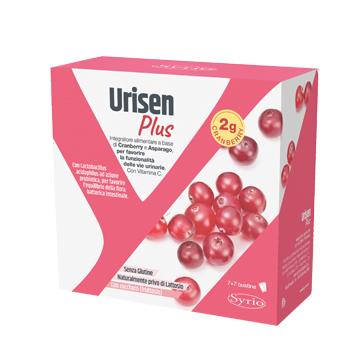 Image of Urisen Plus Integratore Benessere Vie Urinarie 7+7 Bustine