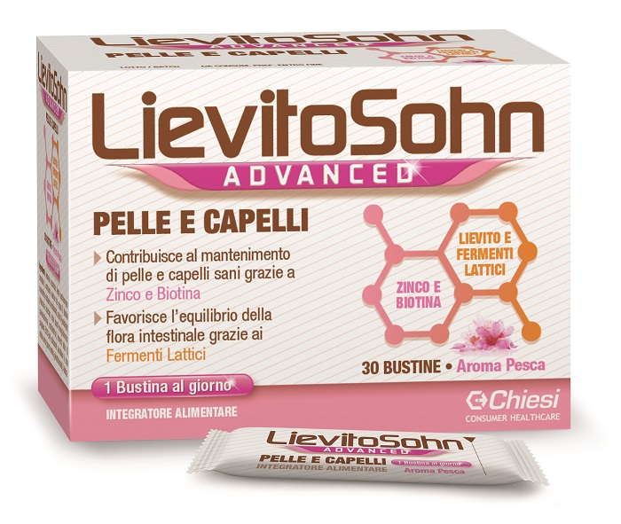 Image of LievitoSohn Advanced Pelle e Capelli Integratore 30 Bustine