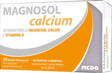 Image of Magnosol Calcium Integratore Calcio Magnesio Vitamina D 20 Bustine