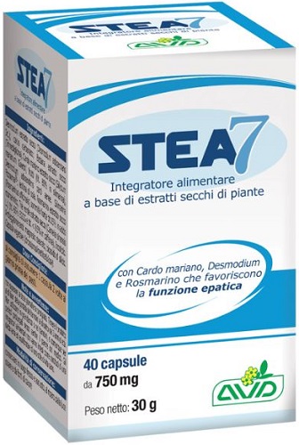 Image of Stea 7 Integratore Funzionalità Epatica 40 Capsule