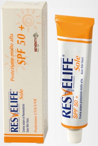 Image of Resvelife Sole Crema Solare Viso SPF 50+ Pelle Intollerante 30 ml