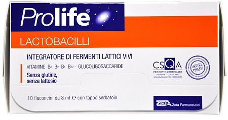 Image of Prolife Lactobacilli Integratore Equilibrio Intestinale 10 Flaconcini