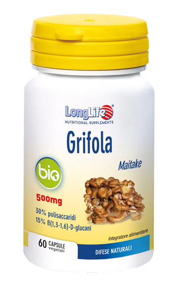 Image of LongLife Grifola Bio Integratore Difese Naturali 60 Capsule
