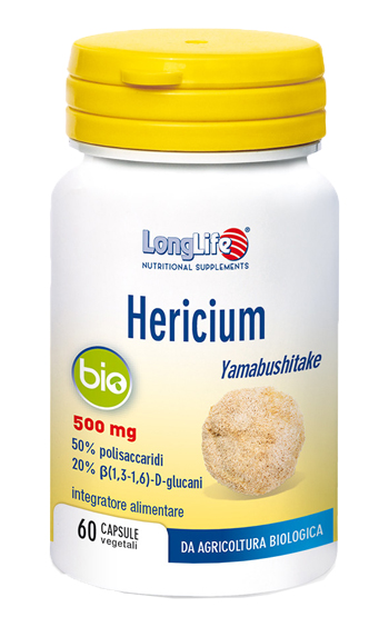 Image of LongLife Hericium Bio Integratore Difese Immunitarie 60 Capsule