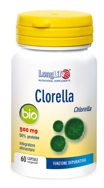Image of LongLife Clorella Bio Integratore Depurativo 60 Capsule Vegetali