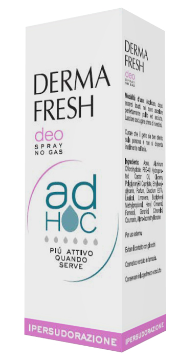 Image of Dermafresh Ad Hoc Ipersudorazione Deodorante Spray 100ml