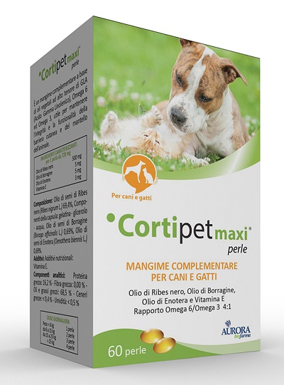 Image of Cortipet Perle Maxi Integratore Irritazioni Cutanee Veterinaria 60 Perle