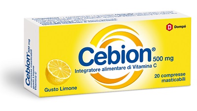 Image of Cebion Limone Integratore di Vitamina C 20 Compresse Masticabili