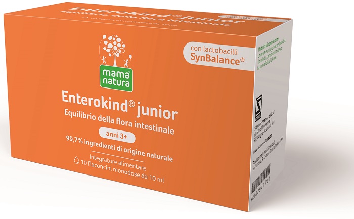 Image of Enterokind Junior Integratore Intestinale 10 Flaconcini Monodose