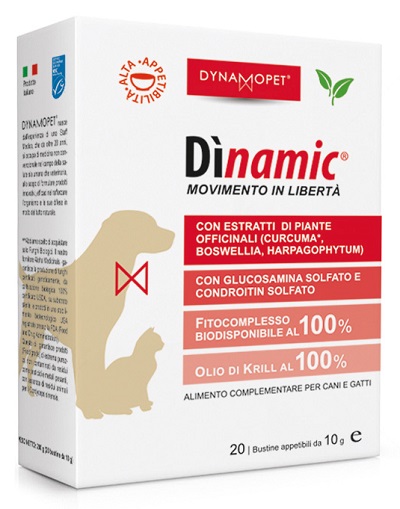 Image of Dinamic Integratore Articolare Per Cani 20 Bustine 10 ml