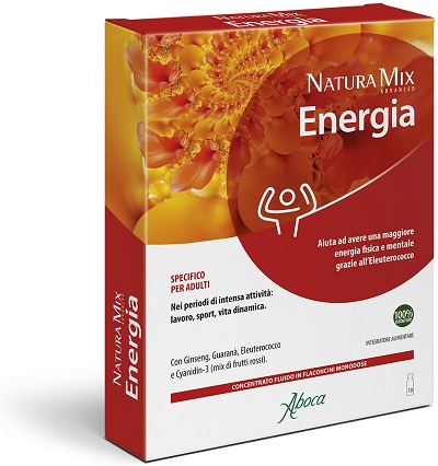 Image of Aboca Natura Mix Advanced Energia 10 Flaconcini