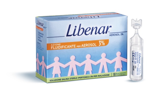 Image of Libenar Aerosol 3% Fiale Soluzione Salina Ipertonica 18 Flaconcini