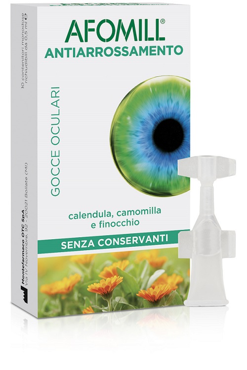 Image of Afomill Antiarrossamento Gocce Oculari 10 Flaconcini Monodose