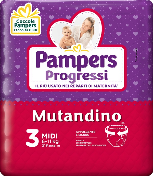 Image of PAMPERS PROG MUT CP TG3 MI 21P