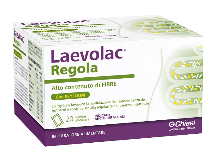 Image of Laevolac Regola ad Alto contenuto di Fibre Con PSYLLIUM 20 bustine