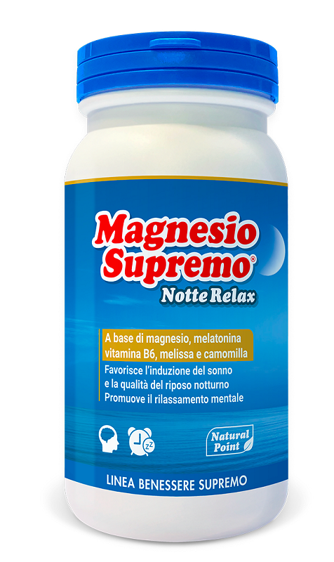 Image of Natural Point Magnesio Supremo Notte Relax Integratore Alimentare 150g