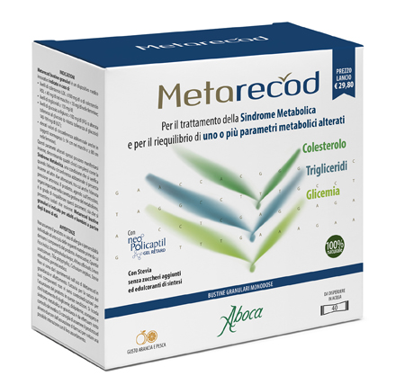 Image of Aboca Metarecod Granulato Metabolismo dei Trigliceridi e Colesterolo 40 Bustine Monodose