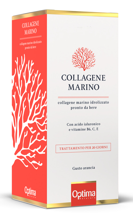Image of Optima Collagene Marino Integratore Benessere Pelle Unghie e Capelli 500 ml