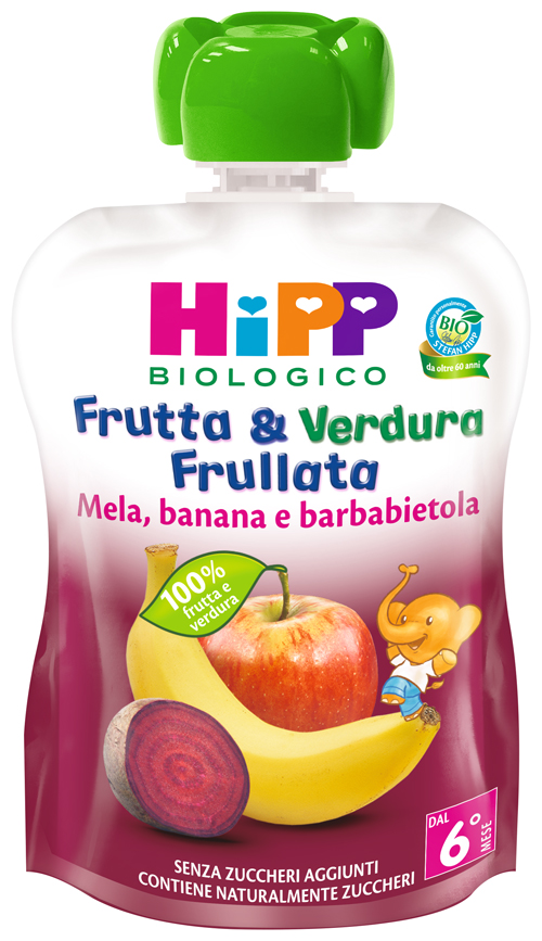 Image of Hipp Bio Frutta & Verdura Mela Banana Barbabiet.