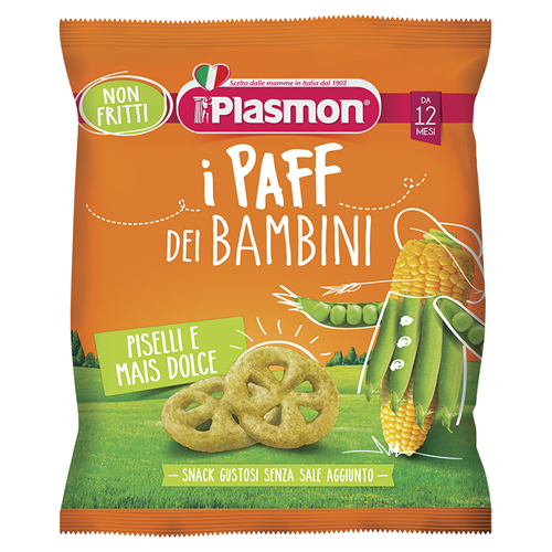 Image of PLASMON PAFF Snack Pis/Mais15g