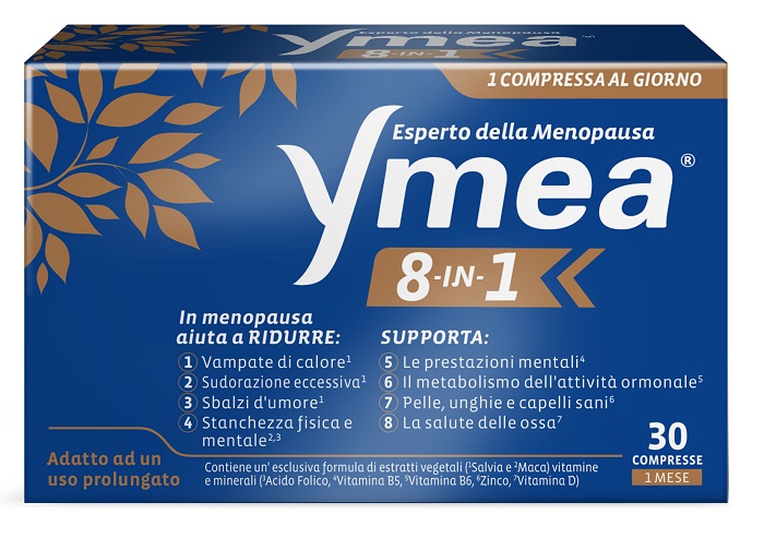 Image of Ymea 8 in 1 Integratore Menopausa 30 Compresse