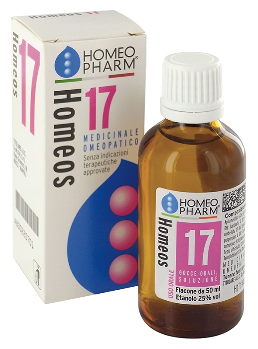Image of Homeopharm Homeos 17 Rimedio Omeopatico In Gocce 50Ml