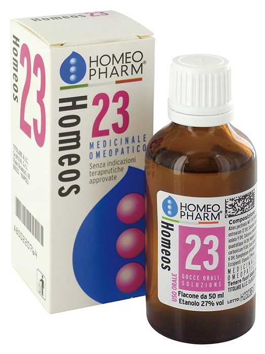 Image of Homeopharm Homeos 23 Rimedio Omeopatico In Gocce 50Ml