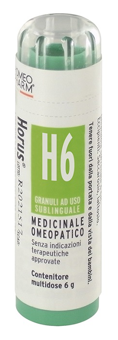 Image of Homeopharm Horus H6 Rimedio Omeopatico In Granuli