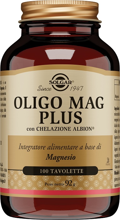 Image of Solgar Oligo Mag Plus Integratore a base di Magnesio 100 Tavolette