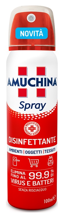 Image of AMUCHINA Spray Disinfettante Ambiente, Oggetti e Tessuti 100 ml