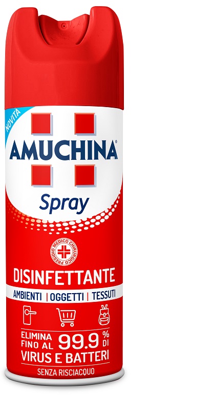 Image of AMUCHINA Spray Disinfettante Ambiente, Oggetti e Tessuti 400 ml