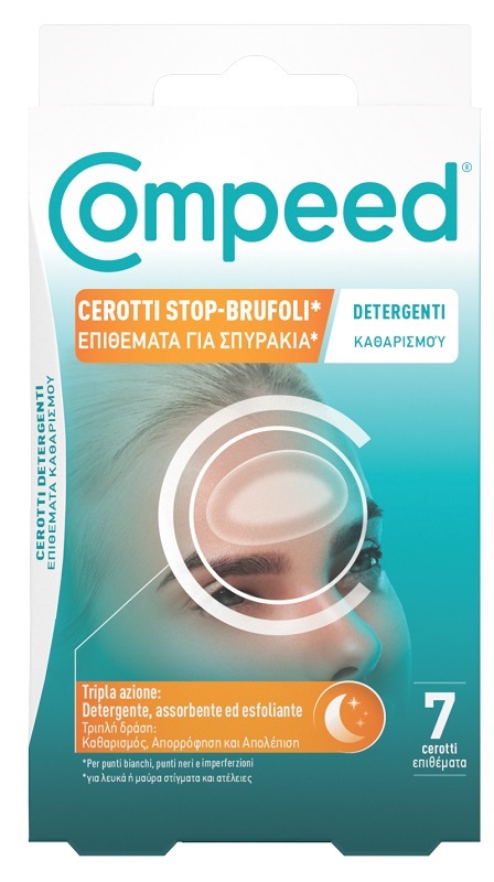 Image of Compeed Cerotti Stop Brufoli Detergenti 7 pezzi