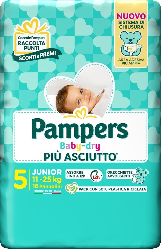 Image of Pampers bd Downcount j 16pz