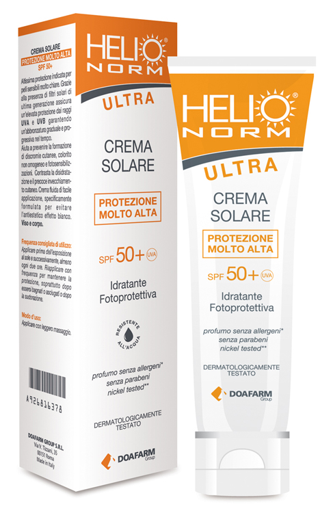 Image of Helionorm Ultra Crema Solare SPF 50+ Protezione Corpo 100 ml