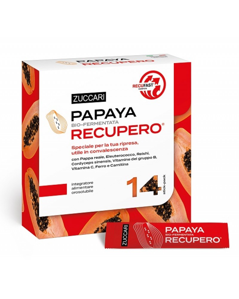 Image of Zuccari Papaya Recupero Integratore Alimentare 14 Sticks