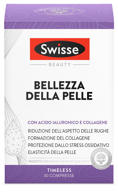 Image of Swisse Bellezza Della Pelle Integratore Con Acido Ialuronico 30 Compresse