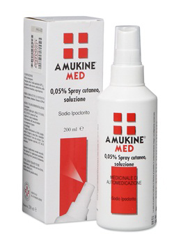 Image of Amukine Med Spray Cutaneo 0,05% Sodio ipoclorito 200 ml