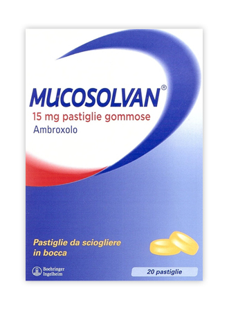 Image of Mucosolvan 15mg Ambroxolo 20 Pastiglie Gommose
