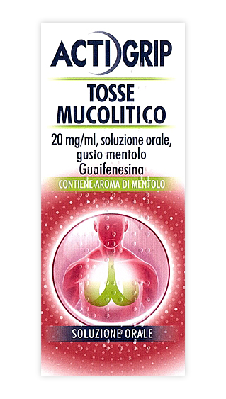 Image of Actigrip Tosse Mucolitico Guaifenesina Flacone 150 ml