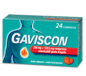 Image of Gaviscon Compresse Masticabili Aroma Fragola 250 mg + 133,5 mg 24 Compresse