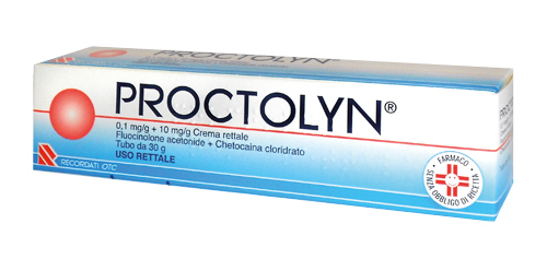Image of Proctolyn Crema Rettale Emorroidi Fluorcinolone Chetocaina 30g