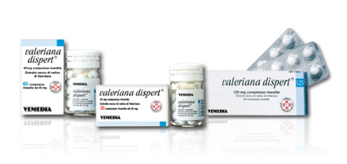 Image of Valeriana Dispert 45 mg Estratto Secco di Valeriana 30 Compresse Rivestite
