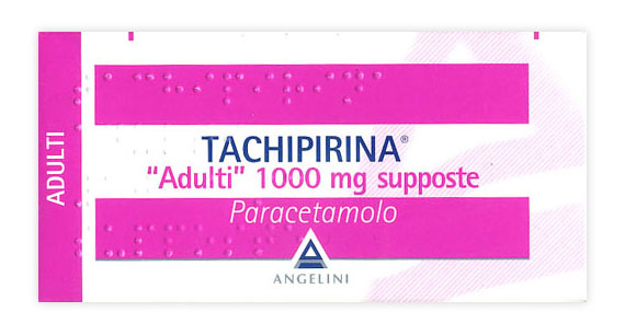 Image of Tachipirina Adulti 1000 mg Paracetamolo 10 Supposte