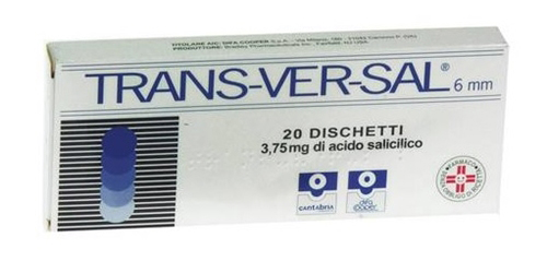Image of Transversal 3,75 mg/ 6 mm Acido Salicilico 20 Cerotti Transdermici