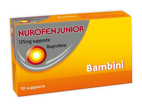 Image of Nurofen Junior Bambini 125 mg Ibuprofene 10 Supposte